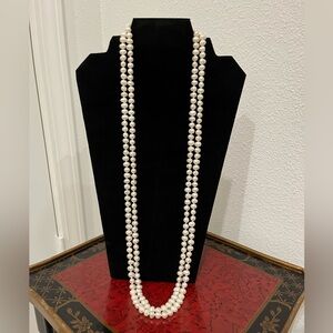 66” Baroque Cultured Freshwater Pearl Necklace